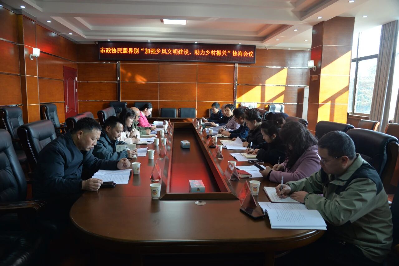 2025年婁底市政協民盟界別協商會議召開